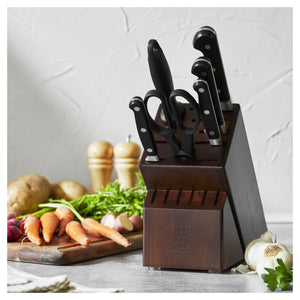 ZWILLING 7pc Knife Set in Walnut Block, Professional "S" Series