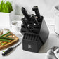 ZWILLING 7pc Knife Set in Black Rubberwood Block, Professional "S" Series