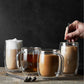 ZWILLING 9pc Coffee and Beverage Set, Sorrento Double Wall Glassware Series