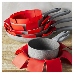 BALLARINI Accessories 5-pc 15.7-inch Silicone Cookware Protectors