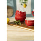 Staub Stoneware 2-pc Prep Bowl Set (8oz) - Cherry