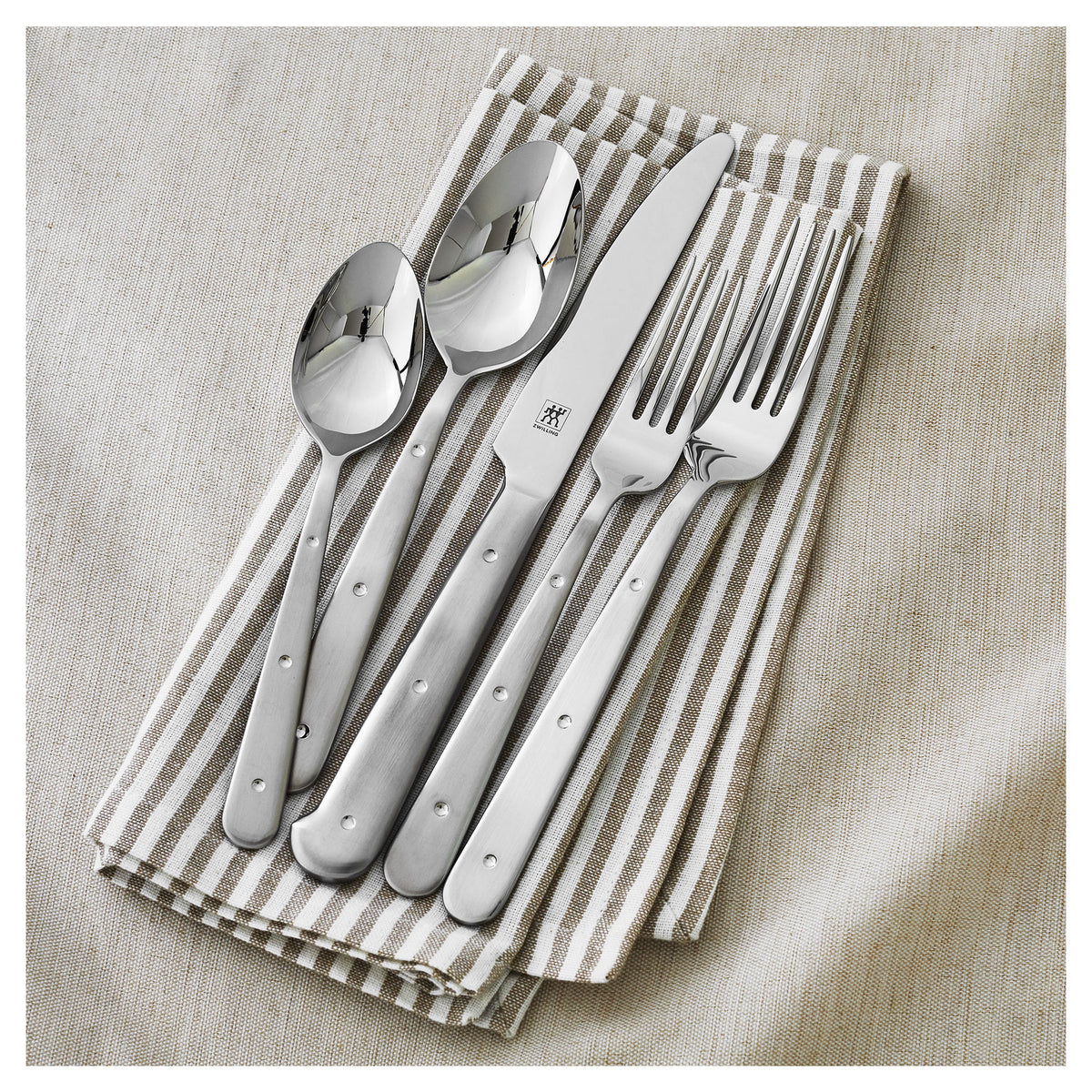 Zwilling Porterhouse 45-Piece 18/10 Stainless Steel Flatware Set