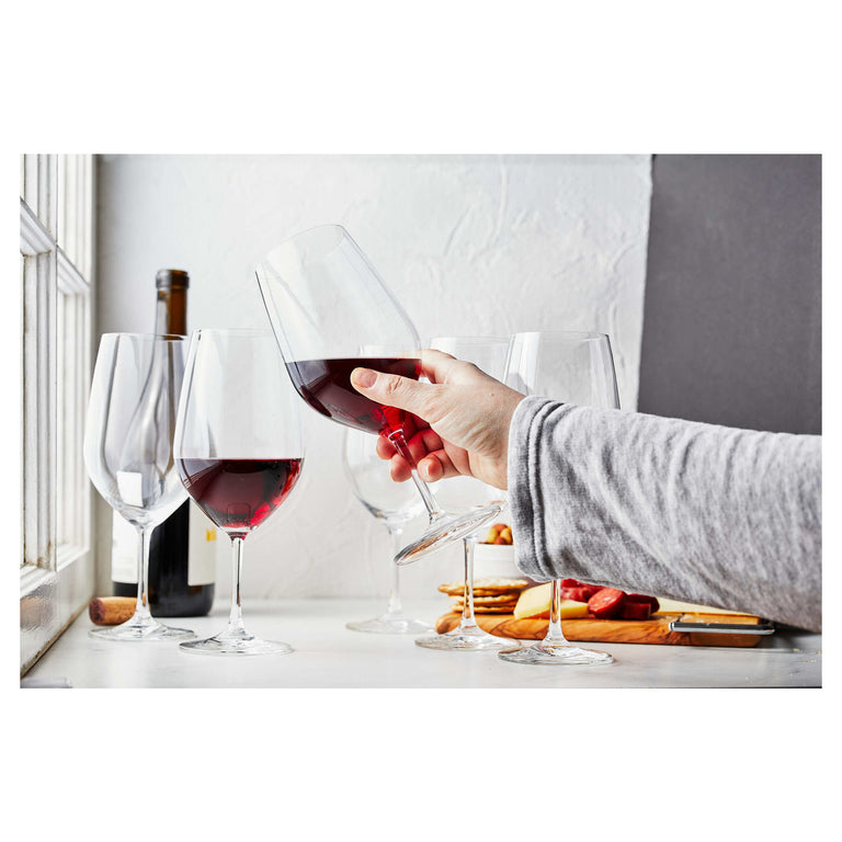 ZWILLING 6pc Bordeaux Grand Wine Glass Set, Prédicat Glassware Series