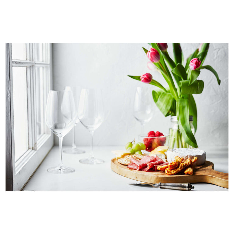 ZWILLING 6pc Burgundy White Wine Glass Set, Prédicat Glassware Series
