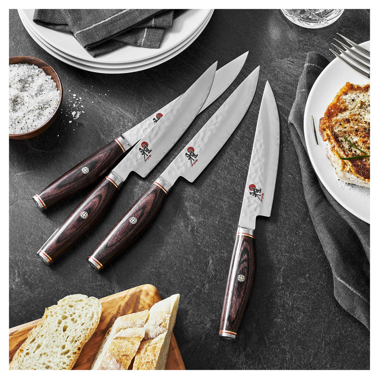 Miyabi 4pc Steak Knife Set, 6000MCT - Artisan Series