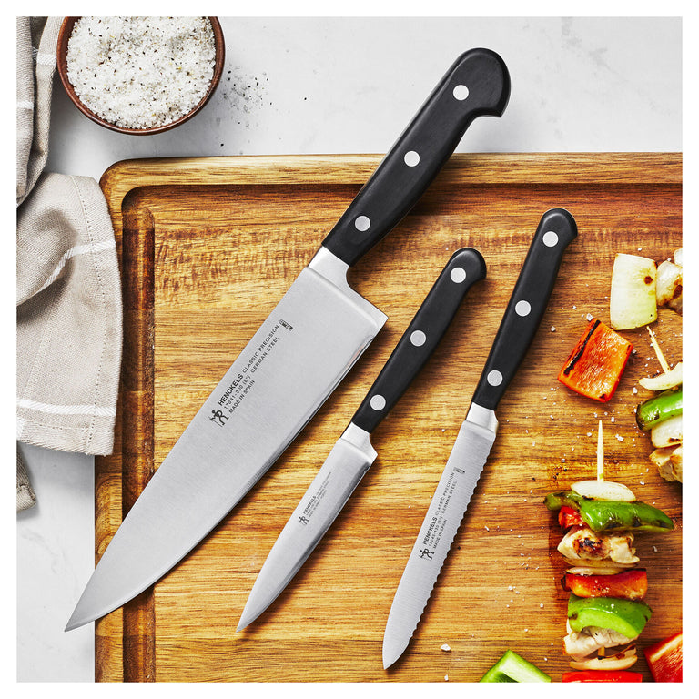 Henckels 3pc Starter Knife Set, Classic Precision Series