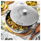 Staub Cast Iron 3.75-qt Essential French Oven Rooster Lid - Graphite Grey