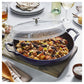 Staub Cast Iron 3.5-qt Braiser with Glass Lid - Dark Blue