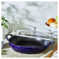 Staub Cast Iron 3.5-qt Braiser with Glass Lid - Dark Blue
