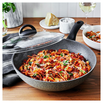 Ballarini 11" Aluminum Nonstick Wok and Lid, Parma Series