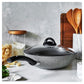 Ballarini 11" Aluminum Nonstick Wok and Lid, Parma Series