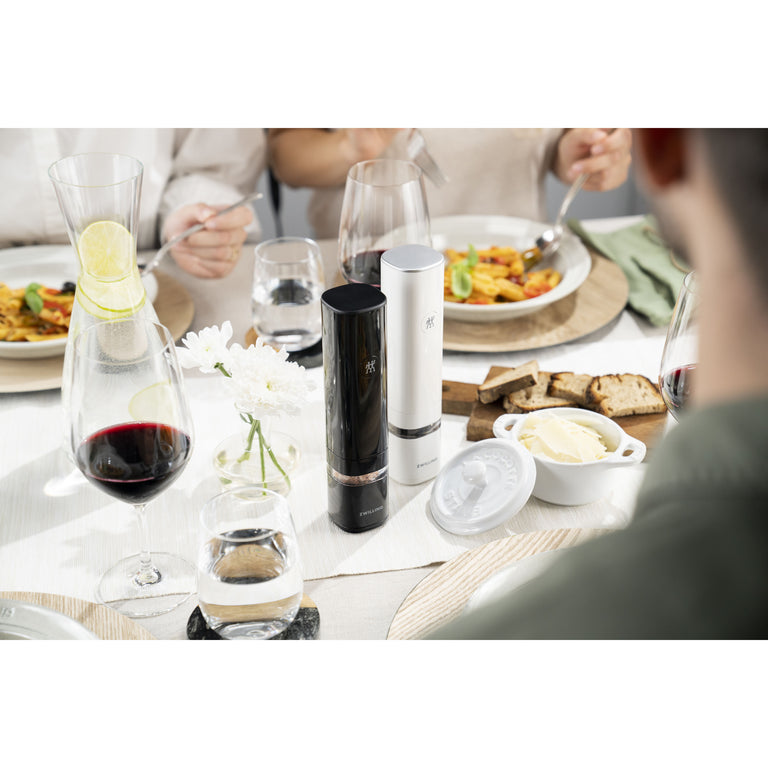 ZWILLING Electric Salt/Pepper Mill in White, Enfinigy Series