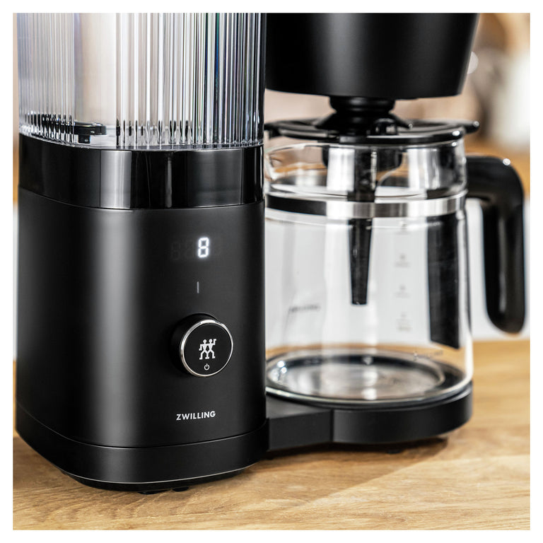 ZWILLING Glass Drip Coffee Maker in Black, Enfinigy Series