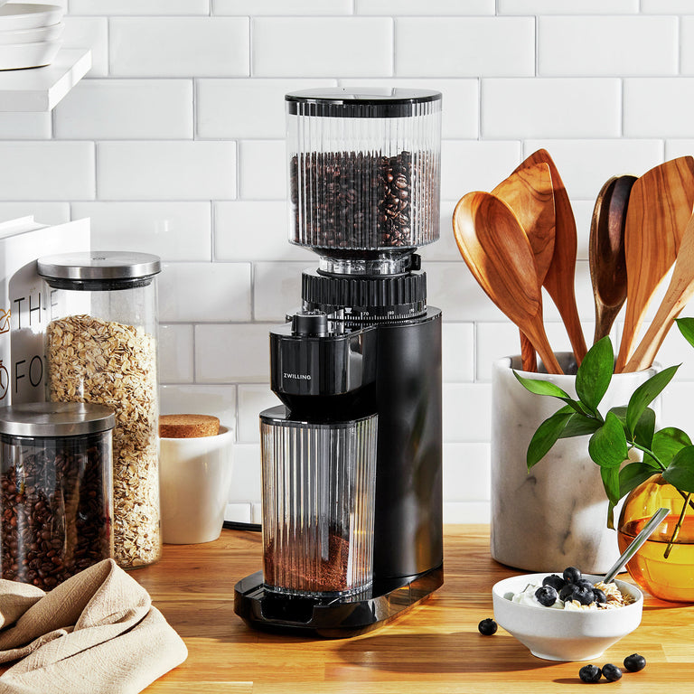 ZWILLING Coffee Bean Grinder in Black, Enfinigy Series