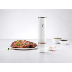 ZWILLING Electric Salt/Pepper Mill in White, Enfinigy Series