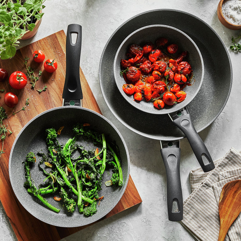Ballarini 3pc Aluminum Nonstick Fry Pan Set, Parma Series