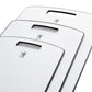 Henckels 3pc Plastic Cutting Board Set in Gray