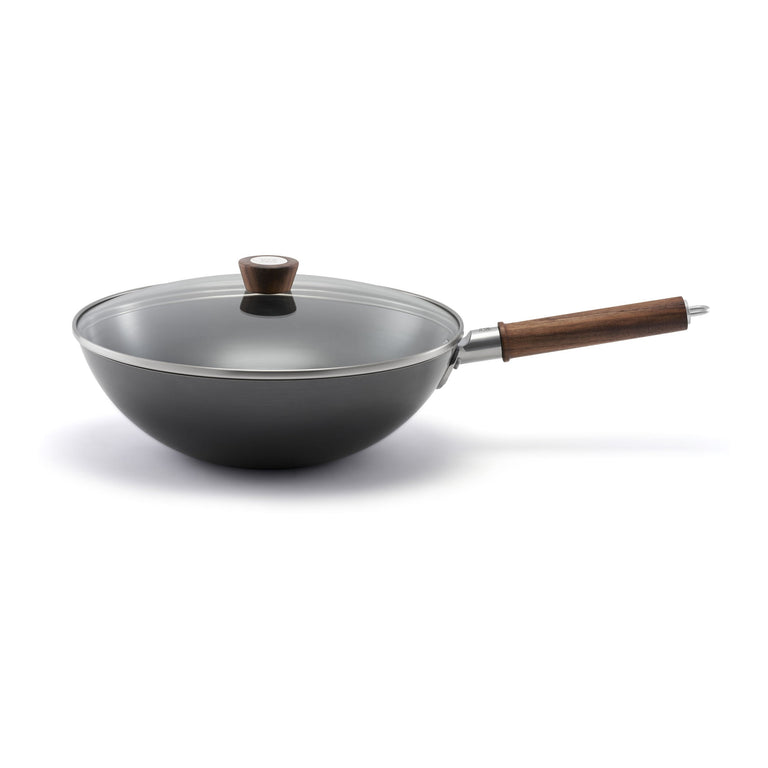 ZWILLING 12" Carbon Steel Wok and Lid, Dragon Series