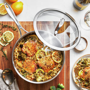 ZWILLING 3 Qt. Stainless Steel Sauté Pan, Spirit 3-Ply Series