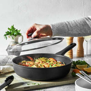 ZWILLING 4 Qt. Aluminum Non-Stick Sauté Pan with Lid, Madura Plus Series