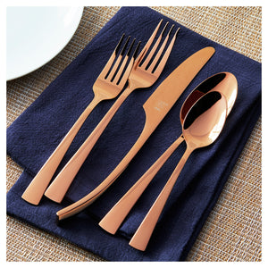 ZWILLING 20pc Bellasera Rose Gold Stainless Steel Flatware Set