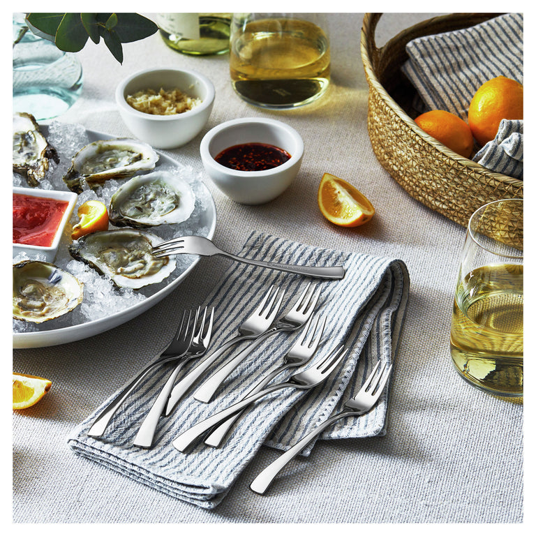 ZWILLING 8pc Bellasera Stainless Steel Appetizer/Seafood Fork Set