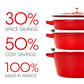 Staub Cast Iron Stackable 4-pc Set - Grenadine