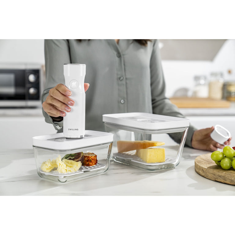 ZWILLING 2pc Vacuum Accessory Drip Tray for Glass Containers M/L, Fresh & Save Series