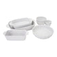 Henckels 8pc Mixed Bakeware and Serving Set in White, Ceramics Series