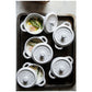Staub Stoneware 3-pc Mini Round Cocotte Set - White