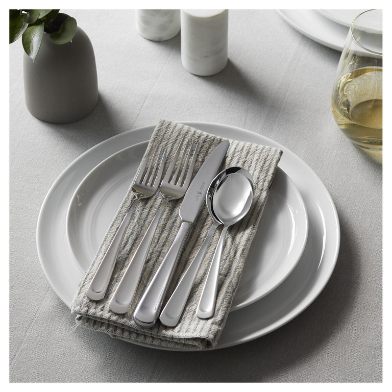 Henckels 45pc Silvano Stainless Steel Flatware Set