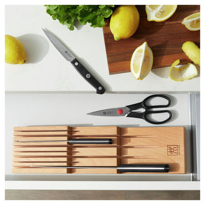 ZWILLING 8 Slot In-Drawer Knife Organizer in Beechwood, Storage Series