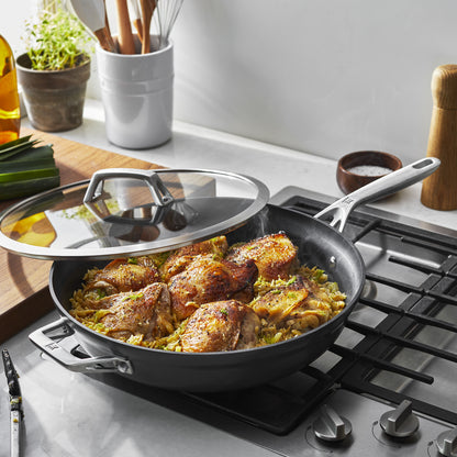 ZWILLING 5 Qt. Aluminum Hard Anodized Non-Stick Deep Fryer, Motion Series