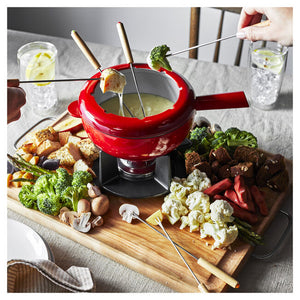 ZWILLING Cookware Specialties 8-inch Fondue Pot with 6 Forks