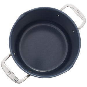 ZWILLING 6 Qt. Stainless Steel Ceramic Non-Stick Dutch Oven, Clad CFX Series