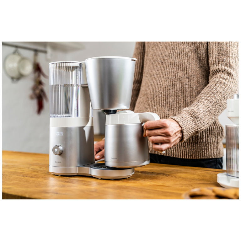 ZWILLING Thermal Drip Coffee Maker in Silver, Enfinigy Series