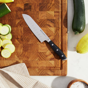 Henckels 5" Fine Edge Santoku Knife, Forged Accent Series