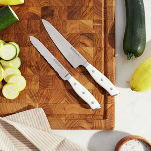 Henckels 2pc Prep Knife Set with White Handle, Forged Accent Series