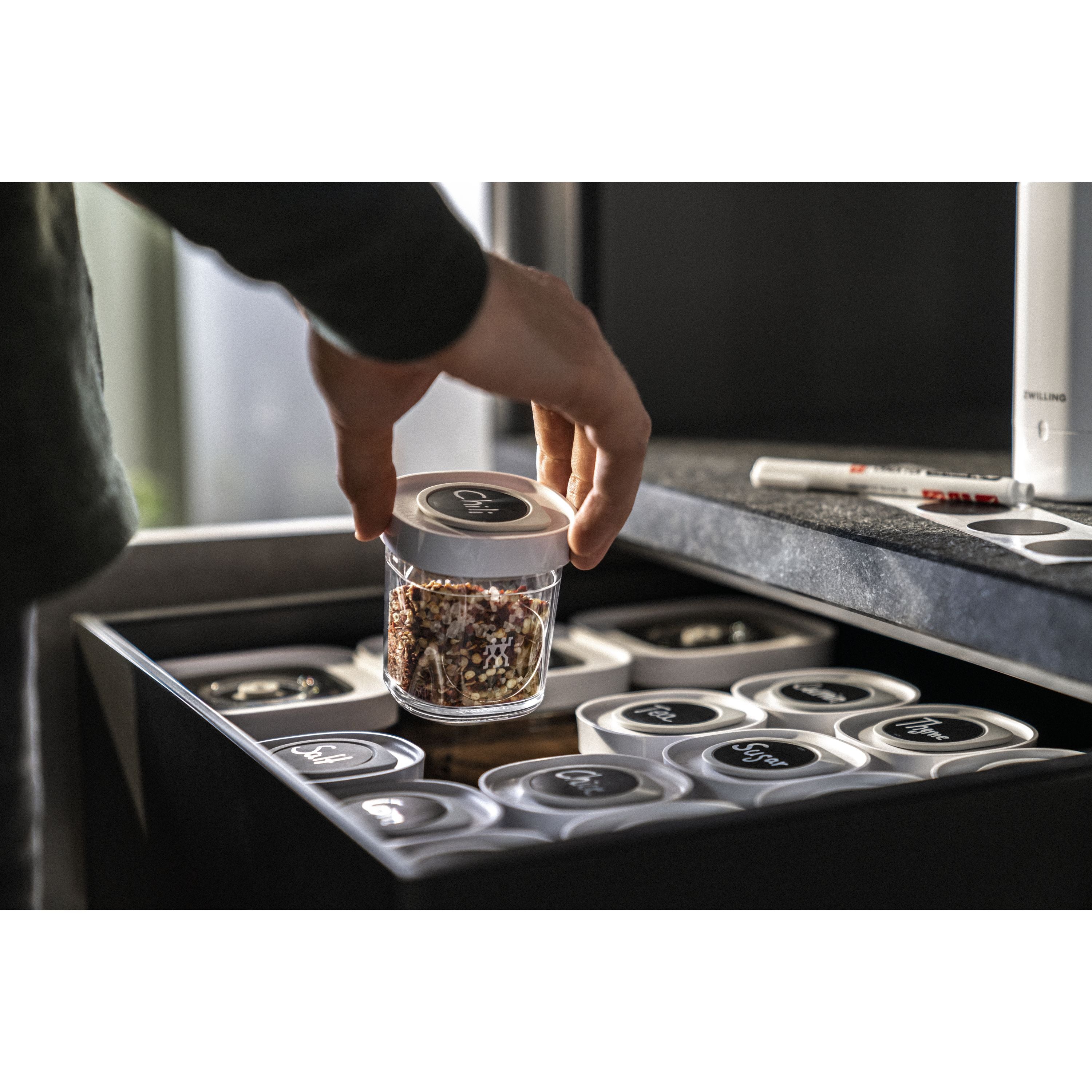 ZWILLING 3pc Container Spice Set, Fresh & Save Cube Series ZWILLING 3pc Container Spice Set, Fresh & Save Cube Series
