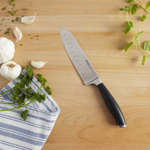 Henckels 5" Hollow Edge Santoku Knife, Elan Series