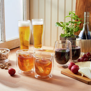 ZWILLING 6pc Entertaining Glass Set, Sorrento Double Wall Glassware Series
