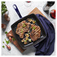 Staub Cast Iron 12-inch Square Grill Pan - Dark Blue