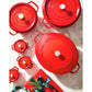 Staub Stoneware 3-pc Mini Round Cocotte Set - Cherry