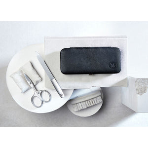 ZWILLING Beauty Premium 6-pc Black Yak Leather Grooming Set