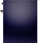 ILVE Nostalgie II 30" Induction Range with Element Stove and Electric Oven in Blue with Bronze Trim, UPI304NMPMBB