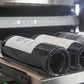 Danby Silhouette 24" 129 Bottle Dual Zone Wine Cooler with LED Lights, SPRWC140D1SS