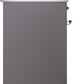 ILVE Nostalgie II 30" Dual Fuel Propane Gas Range in Matte Graphite with Copper Trim, UP30NMPMGPLP