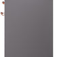 ILVE Nostalgie II 30" Dual Fuel Propane Gas Range in Matte Graphite with Copper Trim, UP30NMPMGPLP