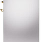 ILVE Nostalgie II 30" Dual Fuel Propane Gas Range in Stainless Steel with Brass Trim, UP30NMPSSGLP
