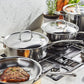 Demeyere 10pc Stainless Steel Cookware Set, Atlantis Series